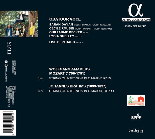 Mozart & Brahms: String Quintets