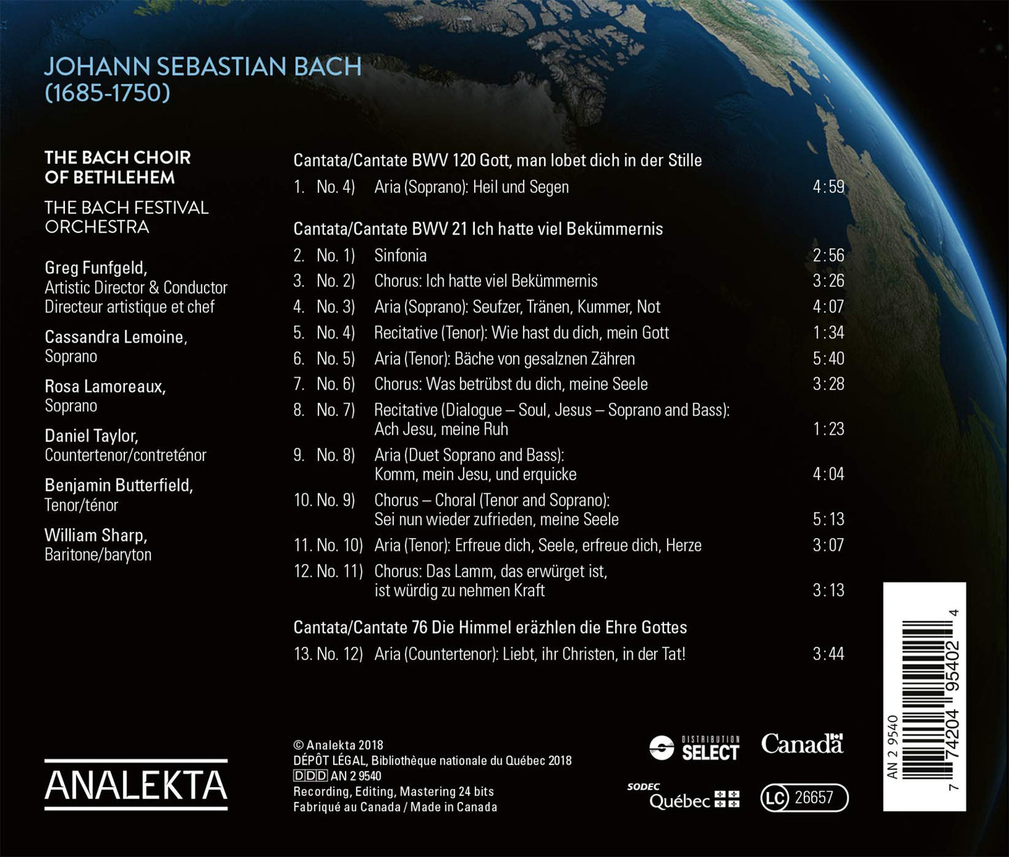 CANTATA BWV 21