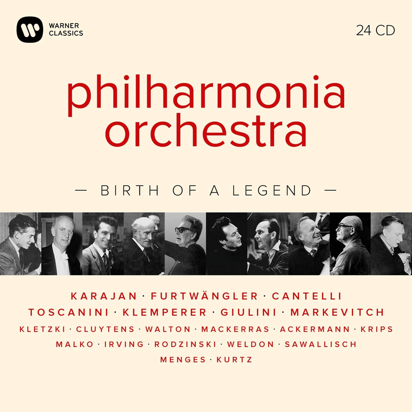 PHILHARMONIA ORCHESTRA: BIRTH OF A LEGEND 24CD