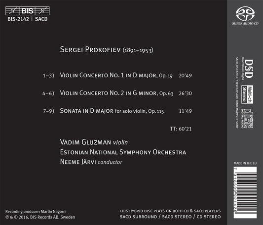 Prokofiev: Violin Concertos Nos. 1 & 2 & Sonata for Solo Vio