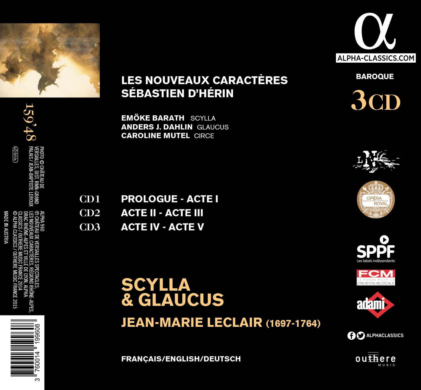 Leclair: Scylla et Glaucus, Op. 11