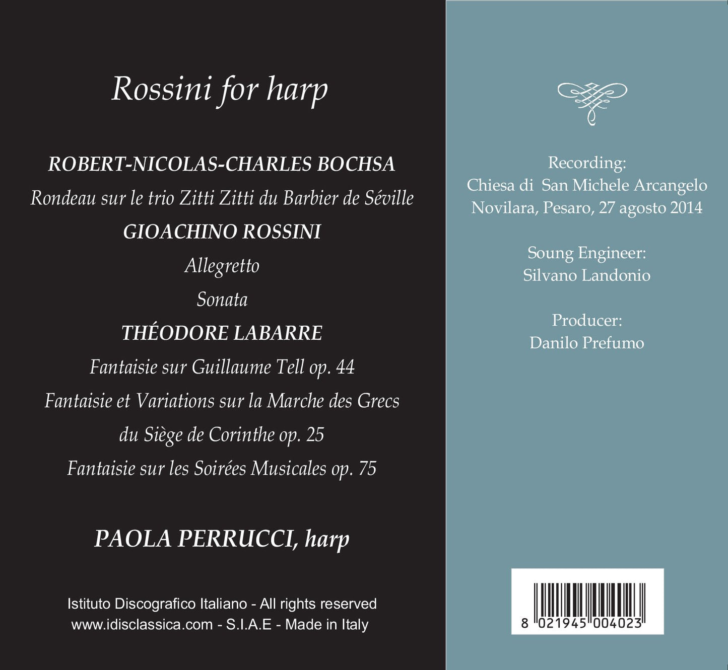 Rossini for Harp: Works by Bochsa, Labarre, Rossini