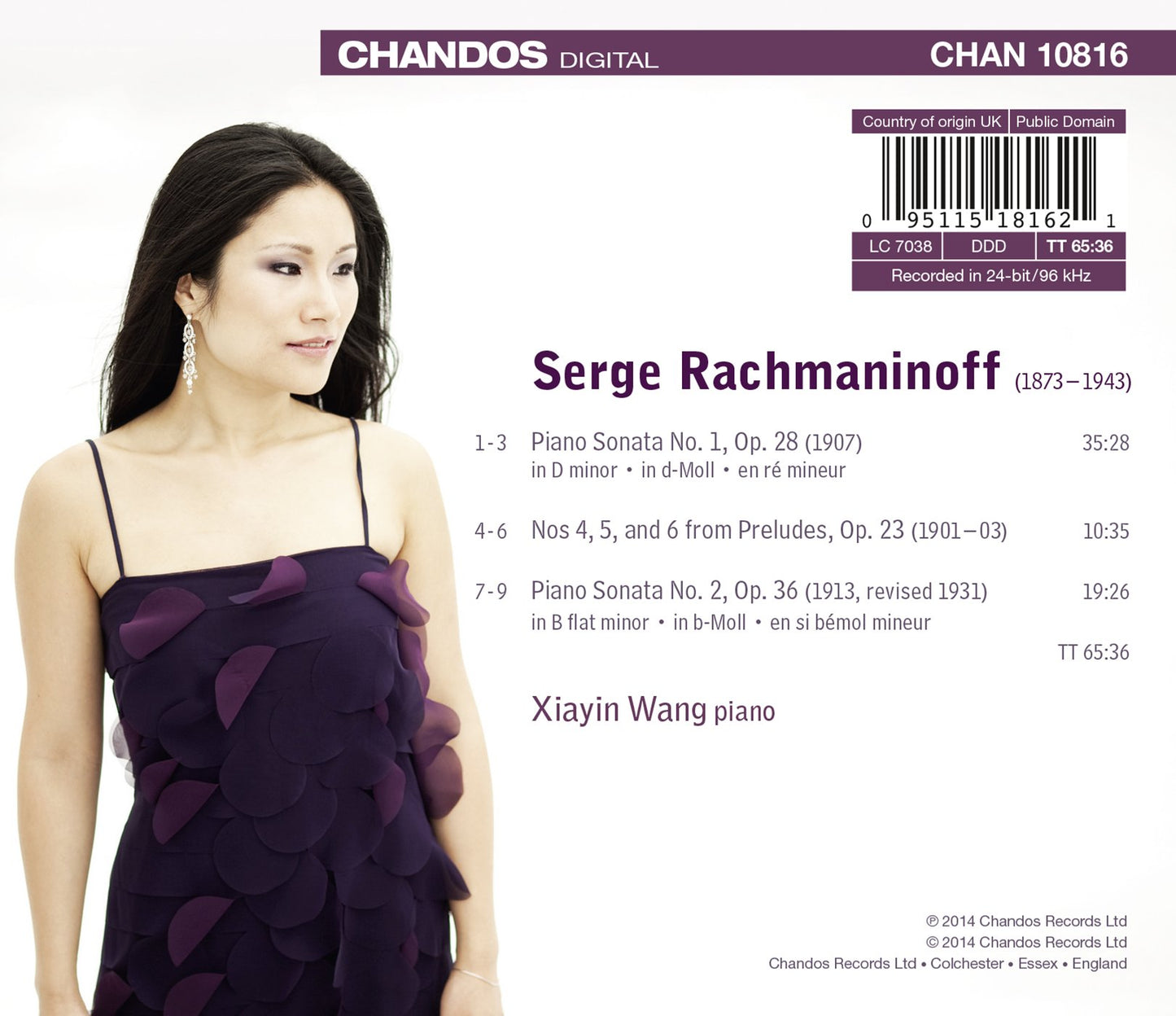 Rachmaninoff: Piano Sonatas & Preludes
