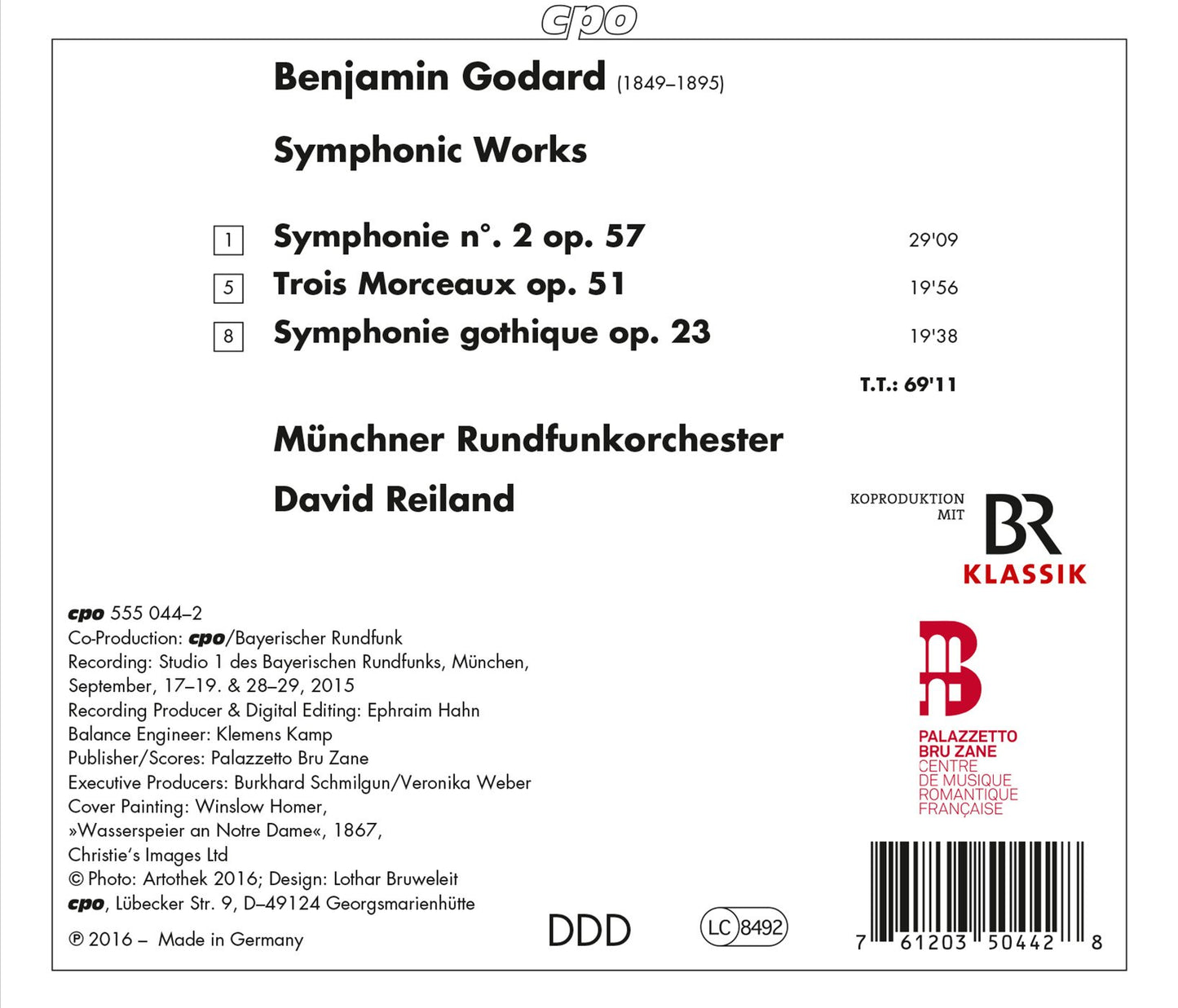 Godard: Orchestral Works