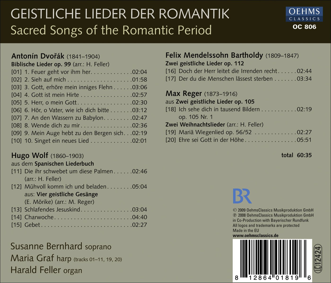 SACRED SONGS OF THE ROMANTIC P