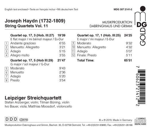 V11: STRING QUARTETS