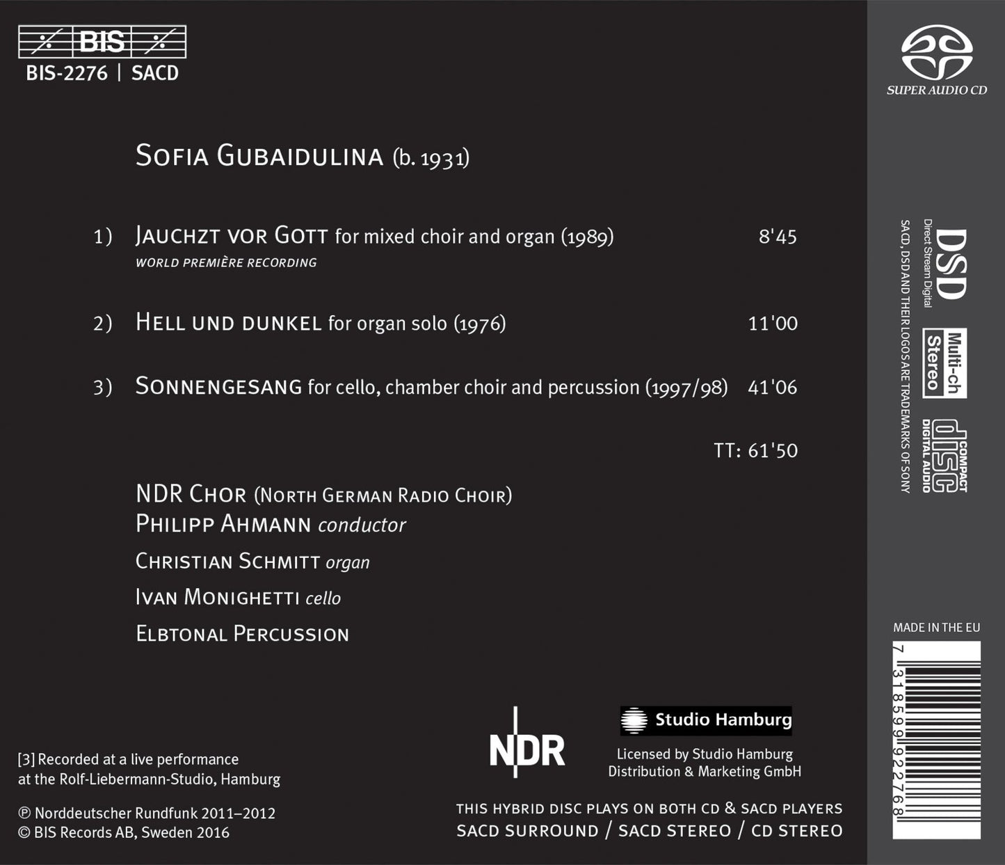 Sofia Gubaidulina: Sonnengesang (Live)