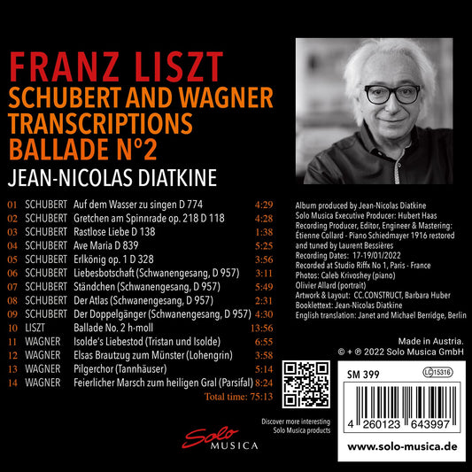 Liszt: Piano Transcriptions of Schubert & Wagner