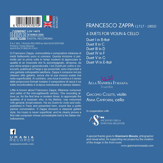 6 DUETS FOR VIOLIN AND CELLO