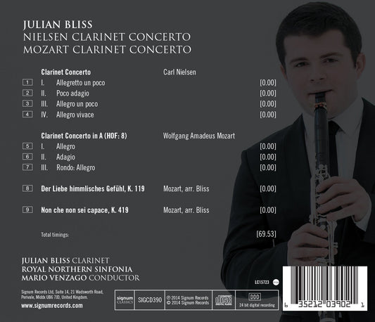 Nielsen: Clarinet Concerto - W.A. Mozart: Clarinet Concerto