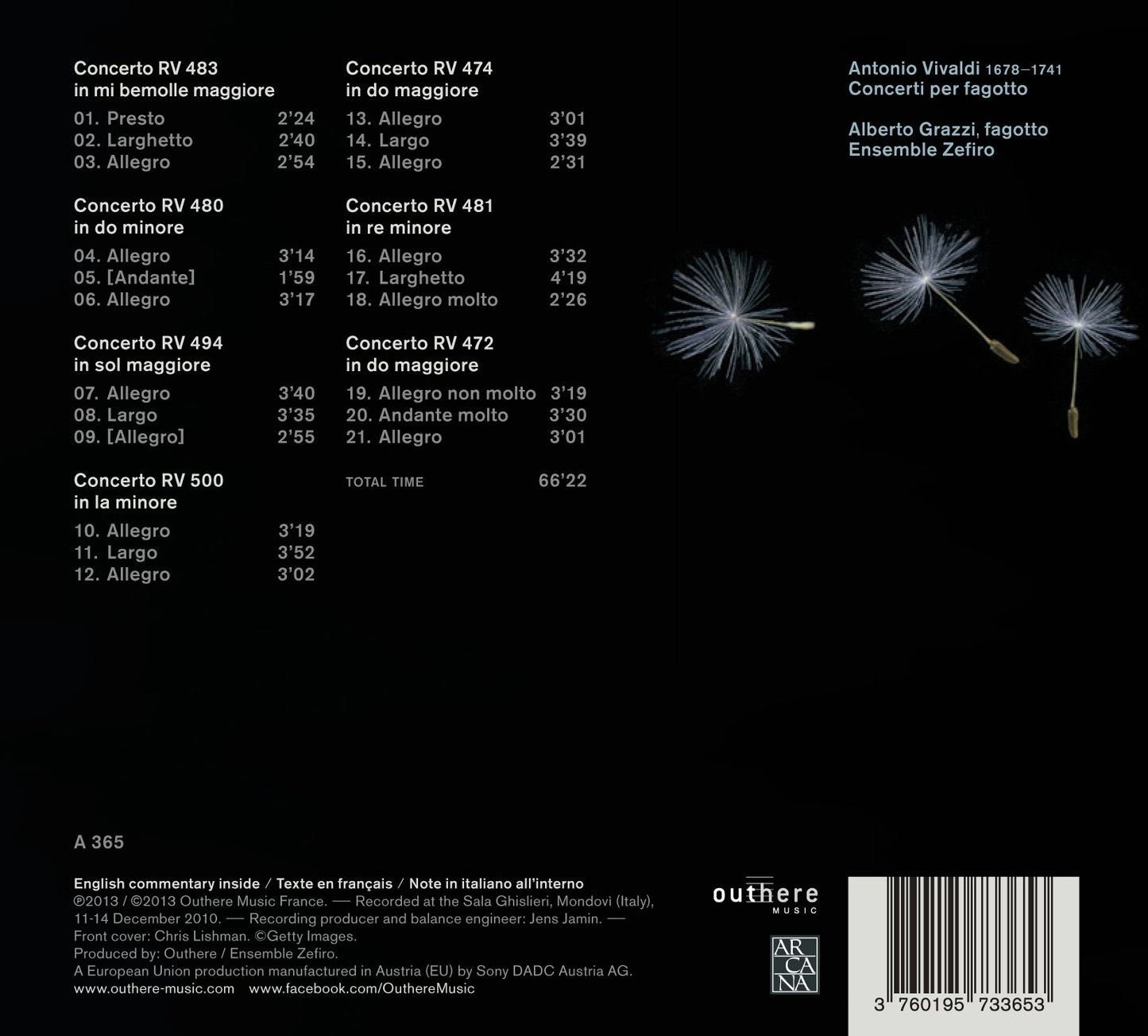 Vivaldi: Concerti per fagotto
