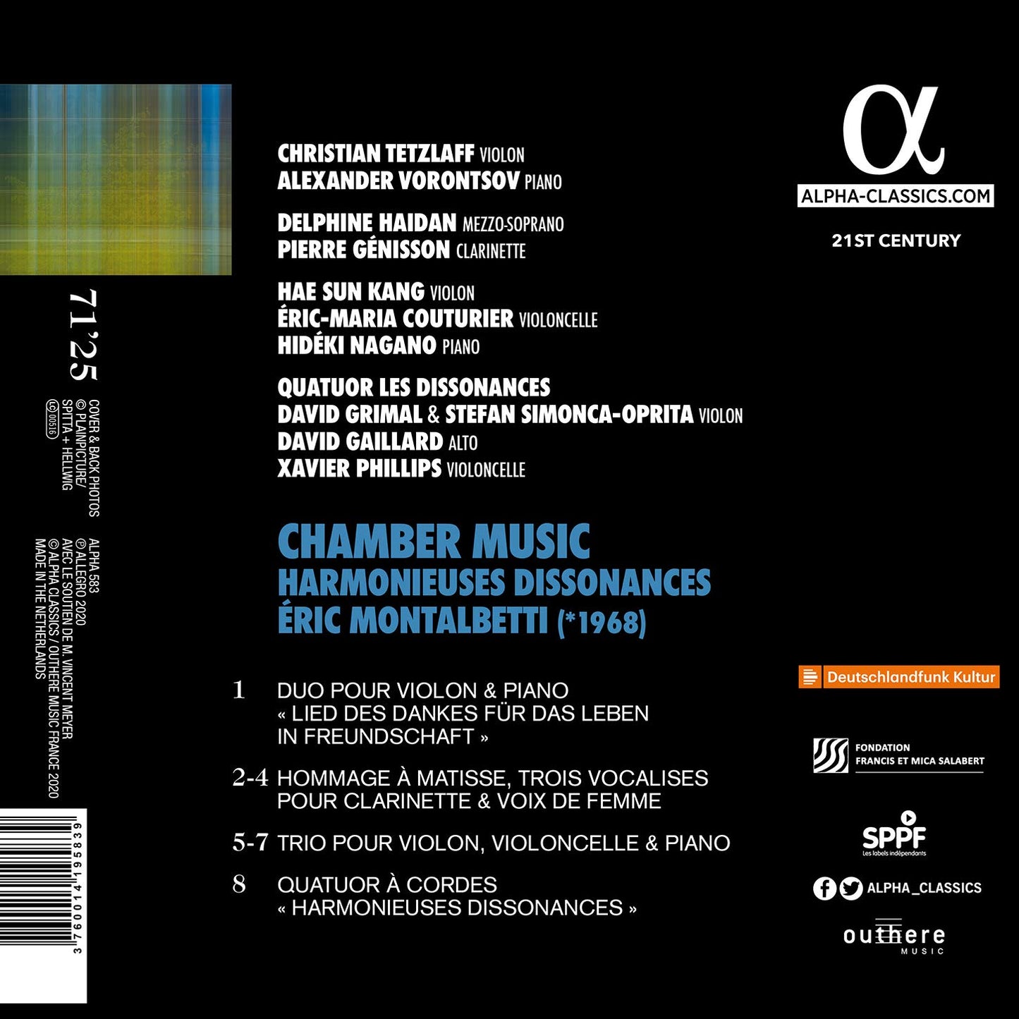 Montalbetti: Chamber Music - Harmonieuses Dissonances