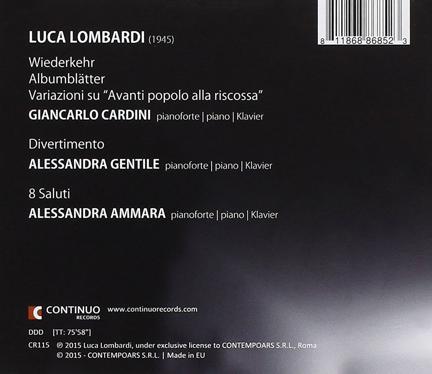 PIANO WORKS