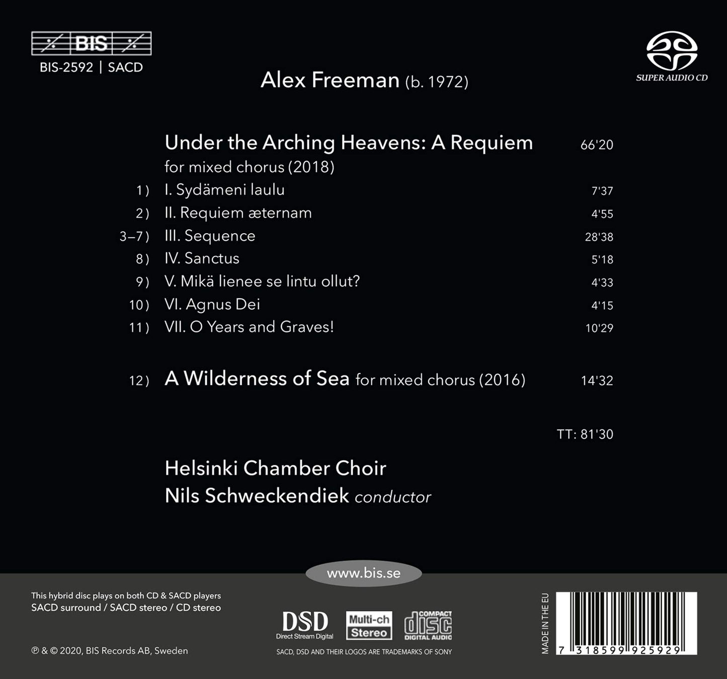Freeman: Under the Arching Heavens: A Requiem - A Wilderness