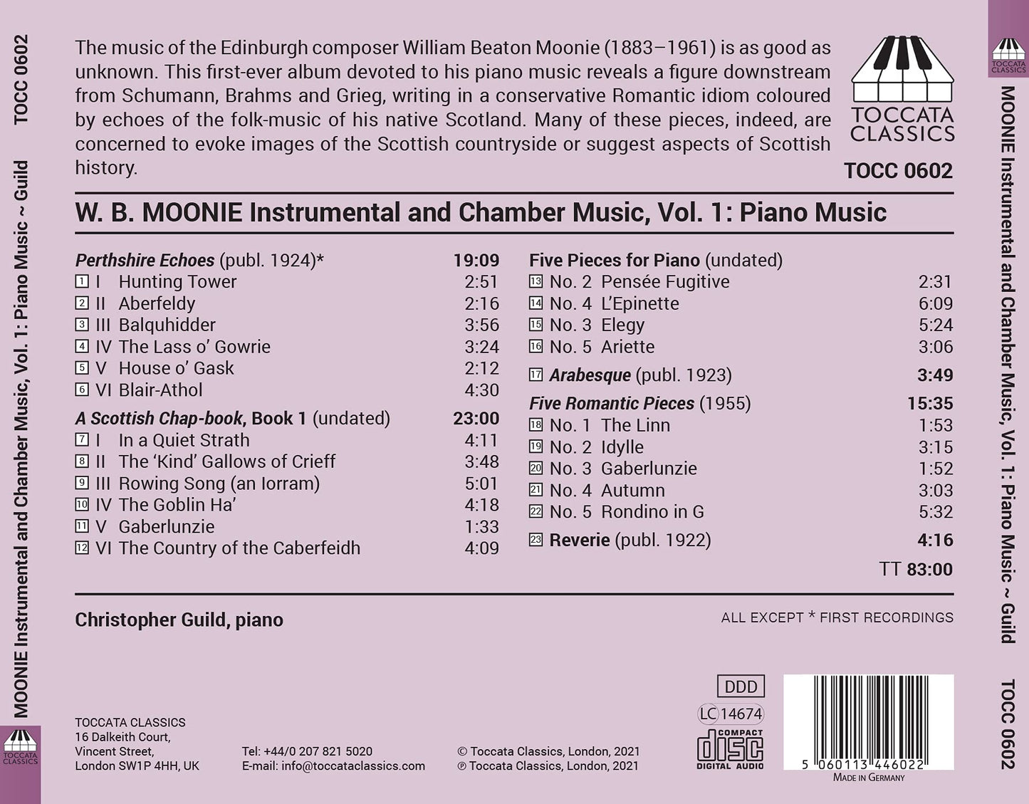 V1: INSTRUMENTAL & CHAMBER