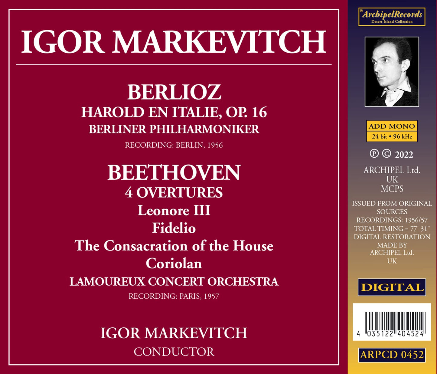 HAROLD EN ITALIE BEETHOVEN OVE