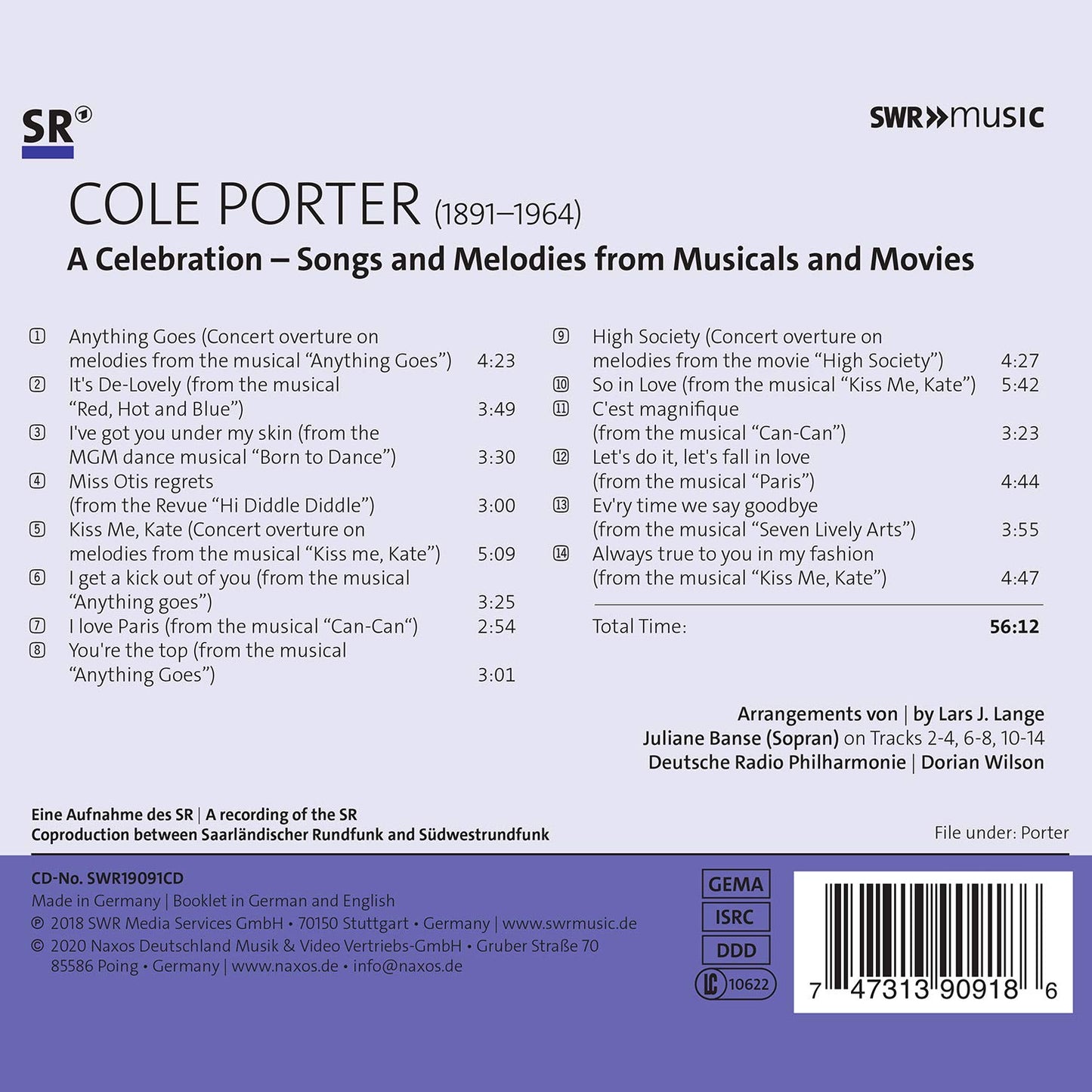 Cole Porter: A Celebration - Songs and Melodies from Musical