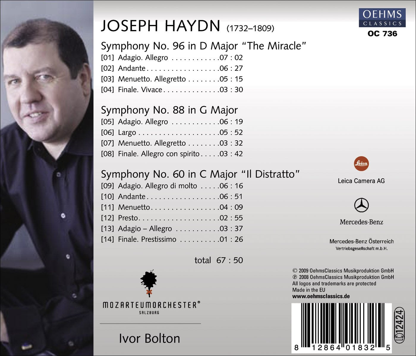 SYMPHONIES NOS. 60,88,96