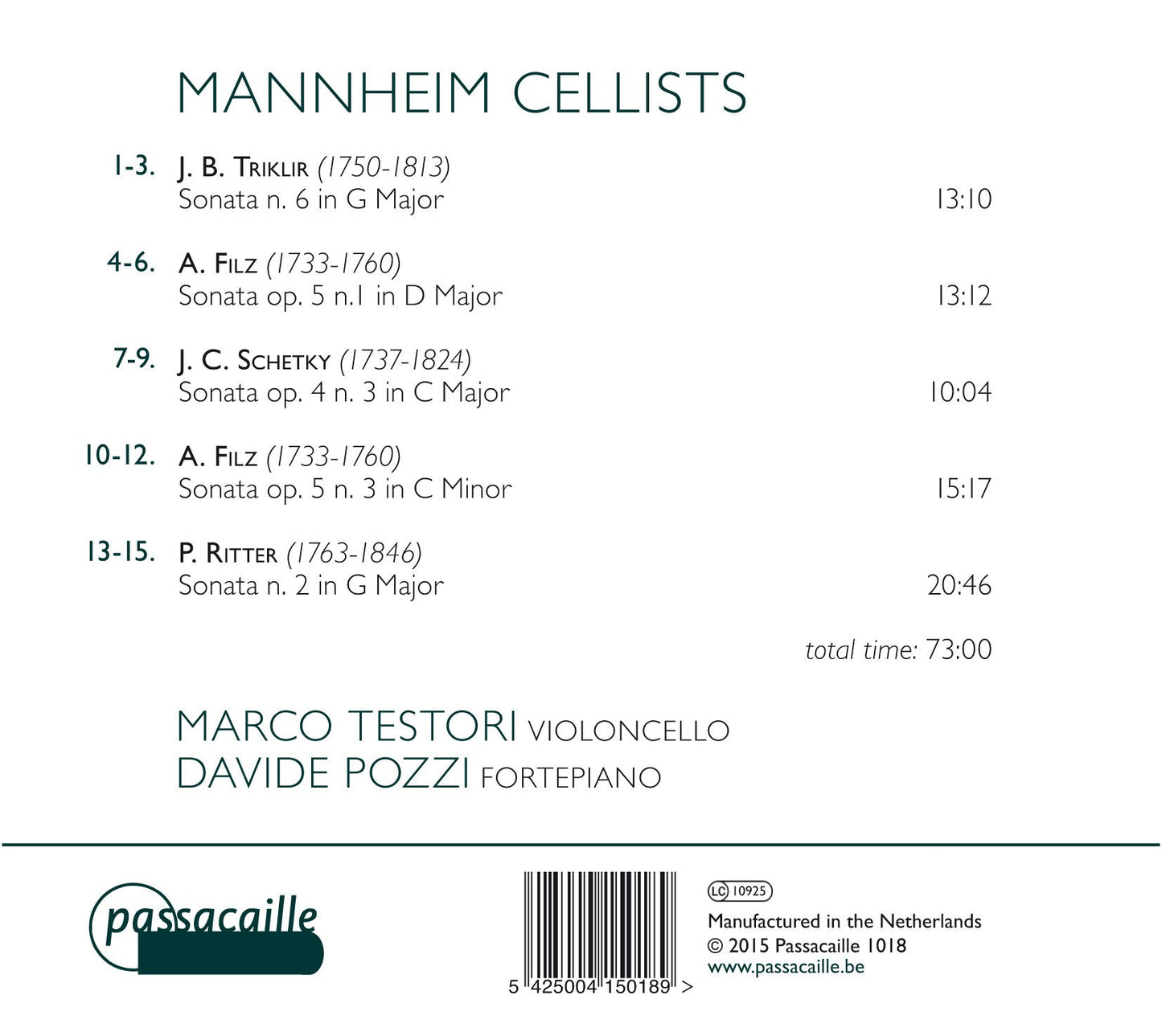 MANNHEIM CELLISTS