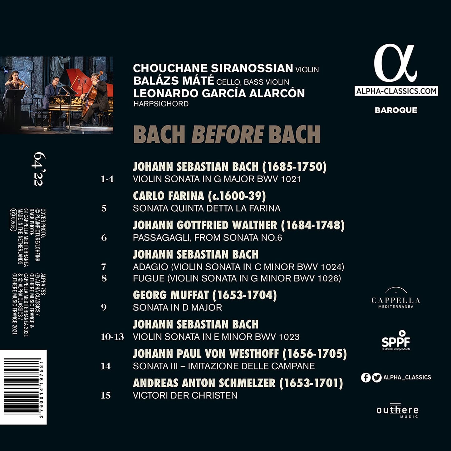 BACH BEFORE BACH