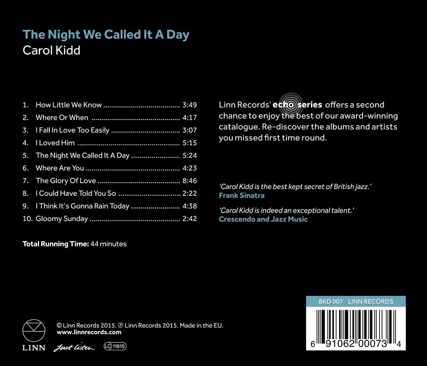 The Night We Called It a Day