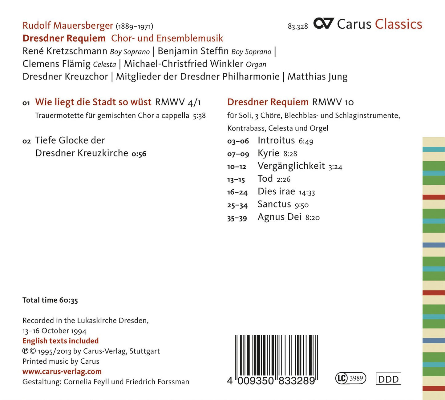 Mauersberger: Dresdner Requiem