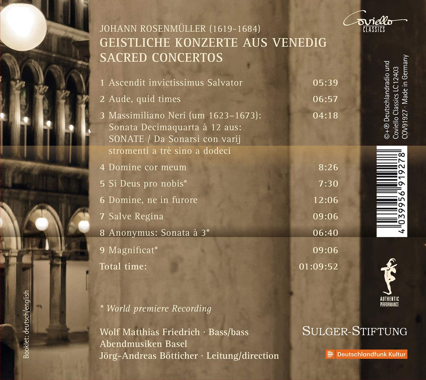 SACRED CONCERTOS