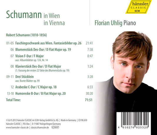 Schumann: Complete Piano Works, Vol. 4 - Schumann in Vienna