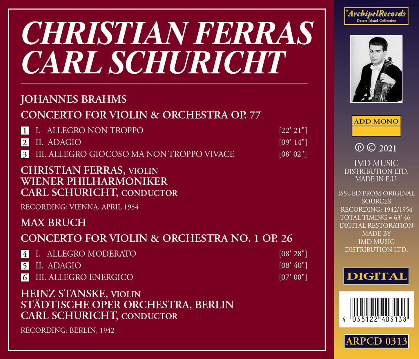 VIOLINKONZERT  WIENER PHIL. 19