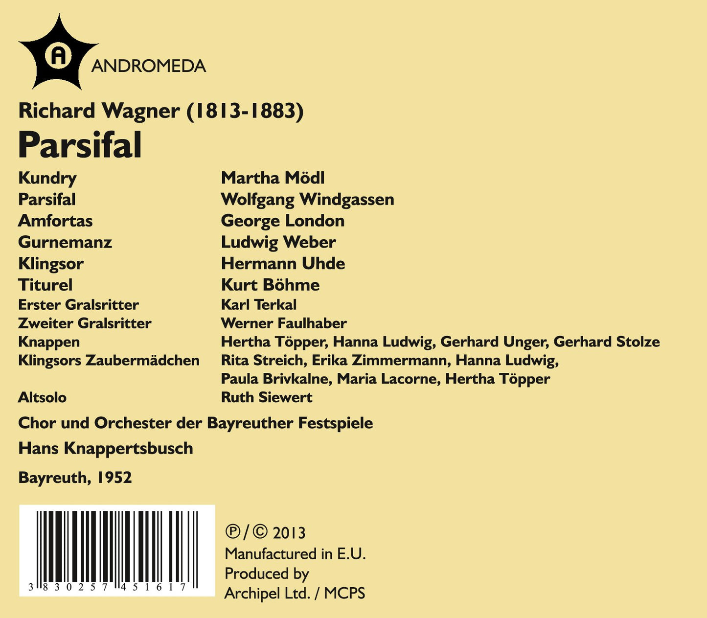 Wagner: Parsifal (Live)