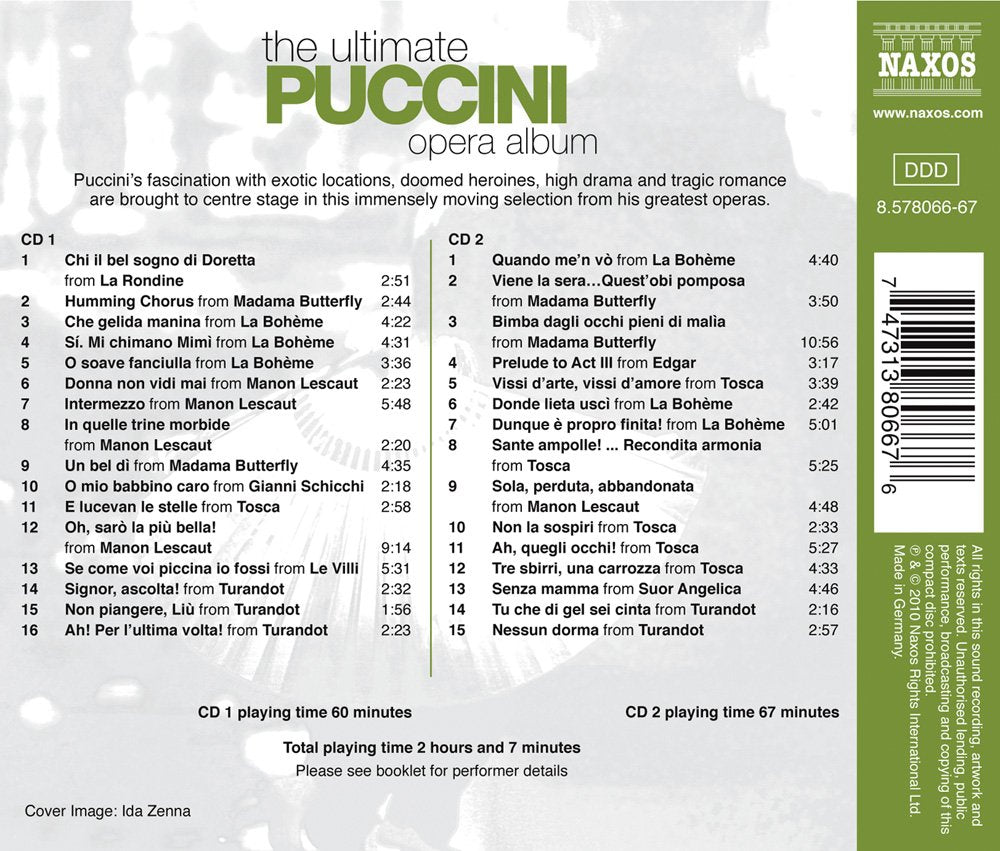 The Ultimate Puccini Opera Album