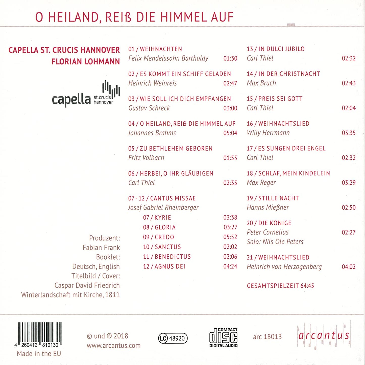 O HEILAND, REISS DIE HIMMEL AU