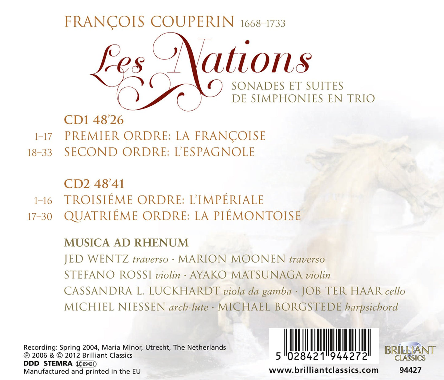 Couperin: Les Nations