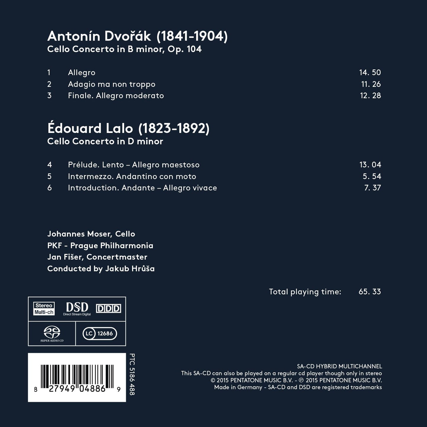 Dvorák & Lalo: Cello Concertos