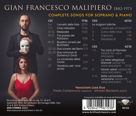 COMPLETE SONGS FOR SOPRANO