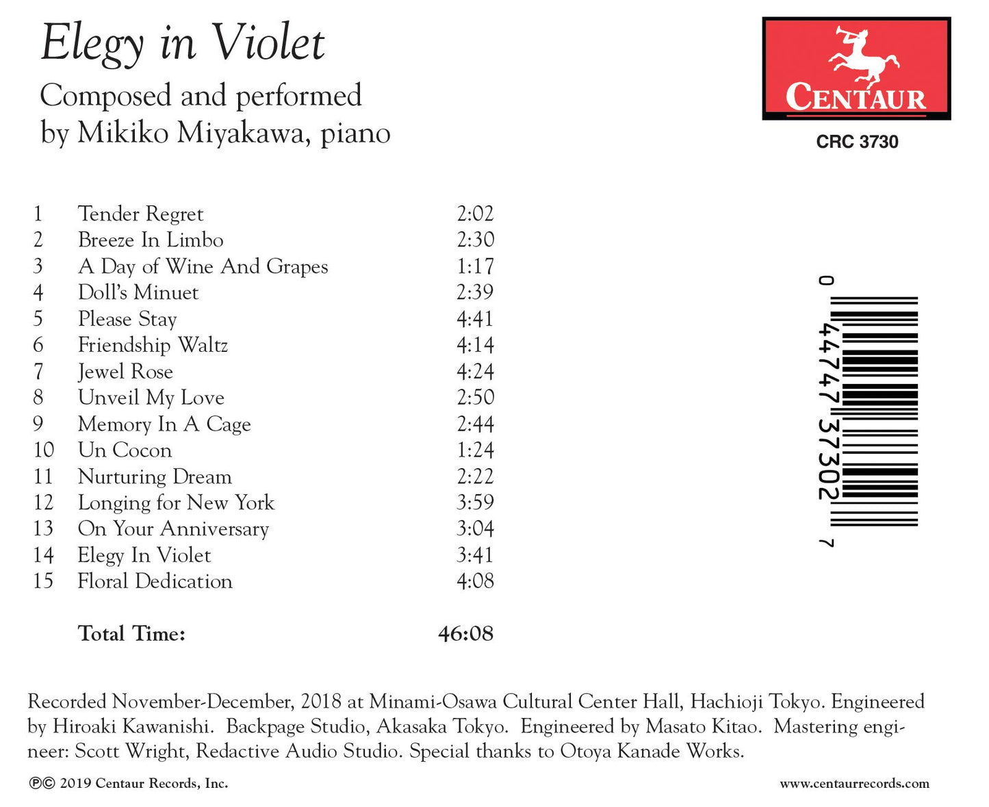 Elegy in Violet