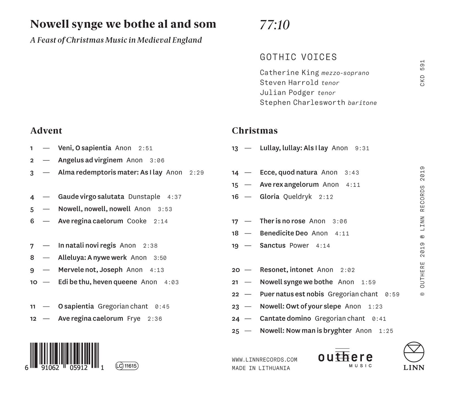 NOWELL SYNGE WE BOTHE AL & SOM