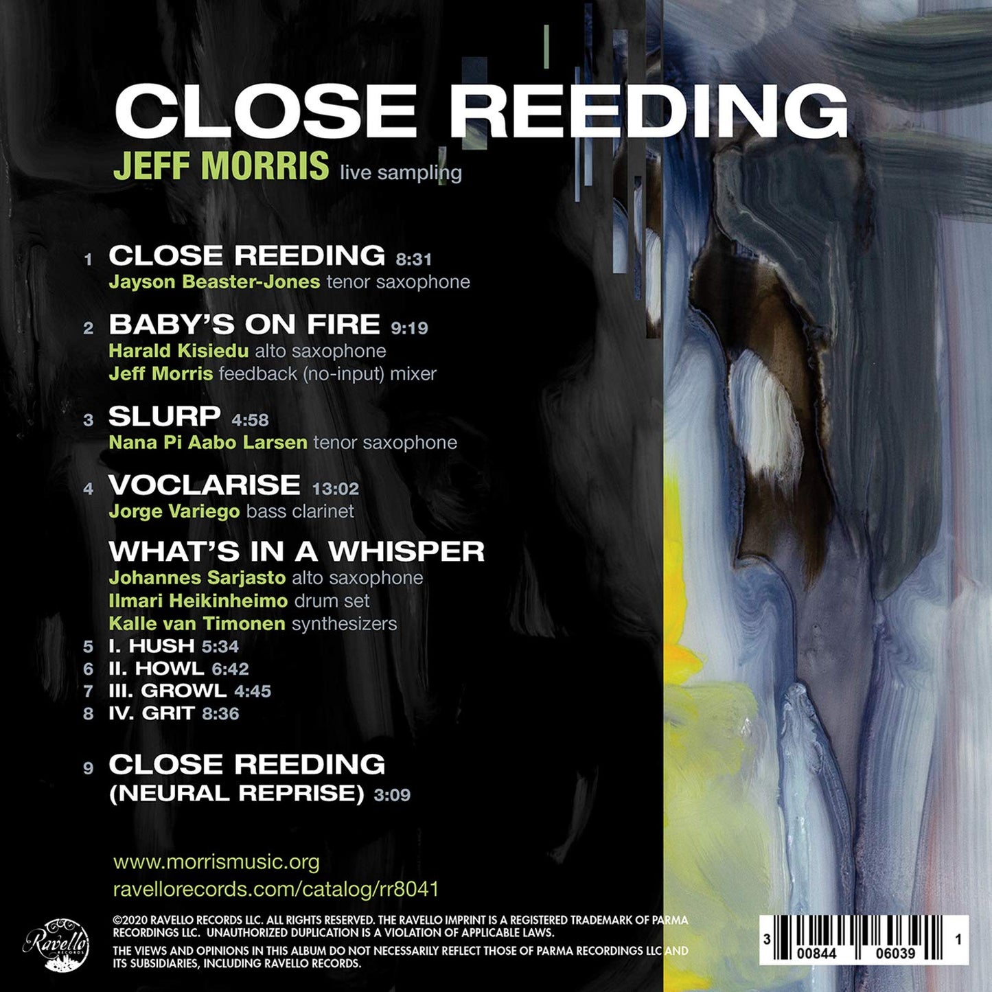 Morris: Close Reeding