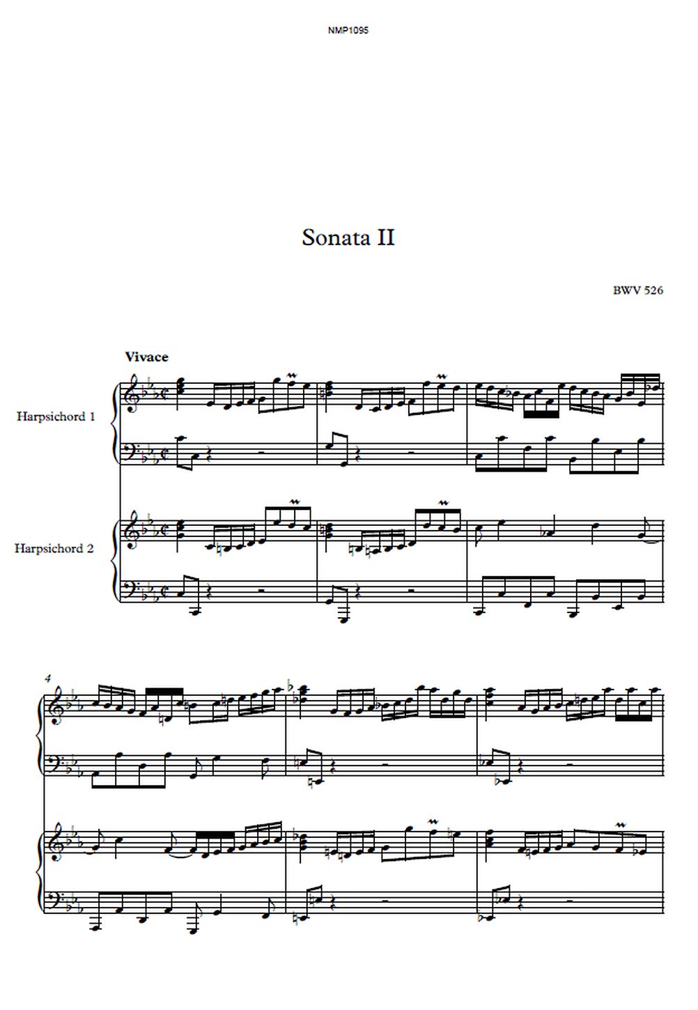 SONATA NO. 2 IN C MINOR
