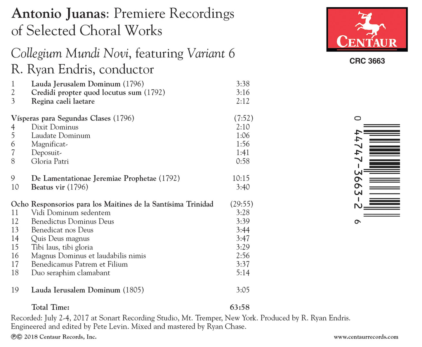 Juanas: Choral Works
