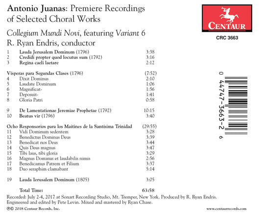 Juanas: Choral Works
