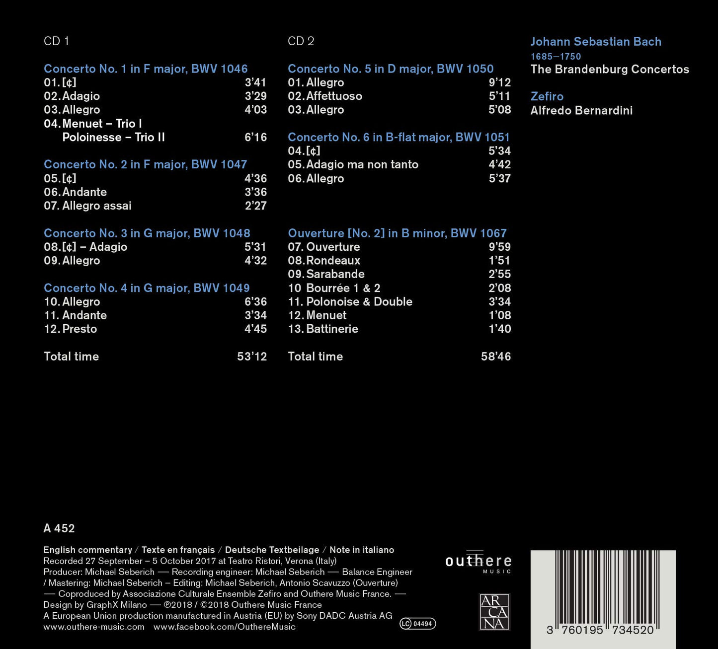 Bach: The Brandenburg Concertos