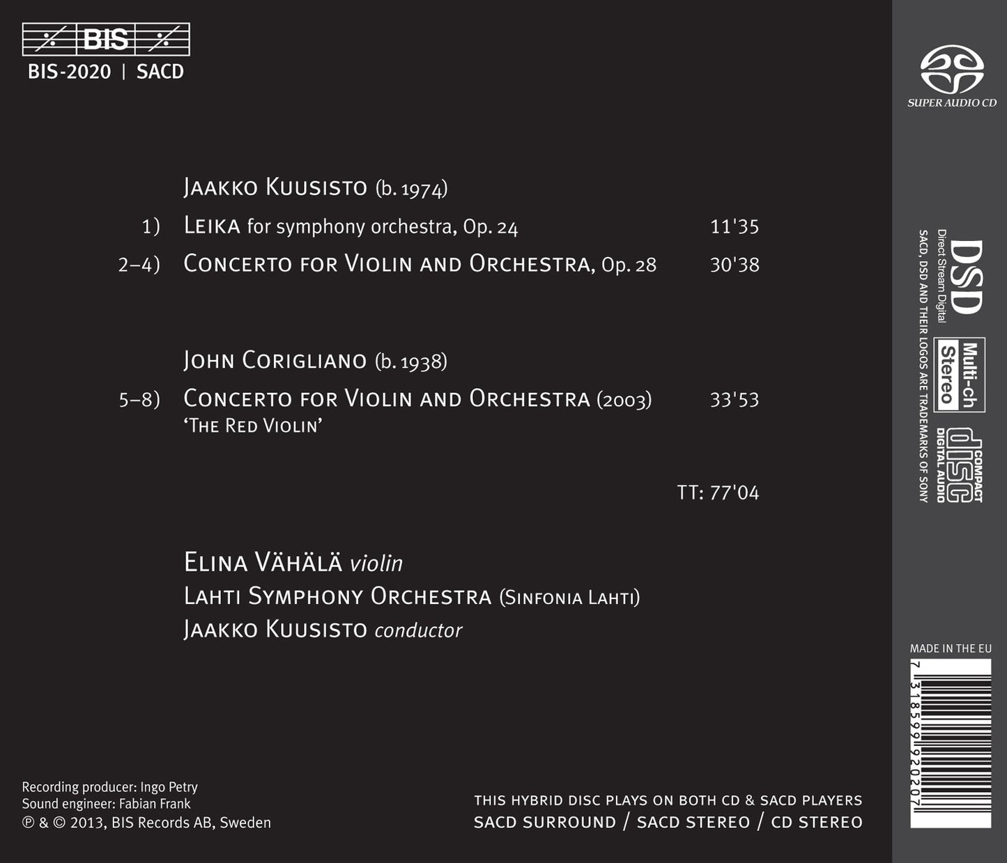 Corigliano: The Red Violin