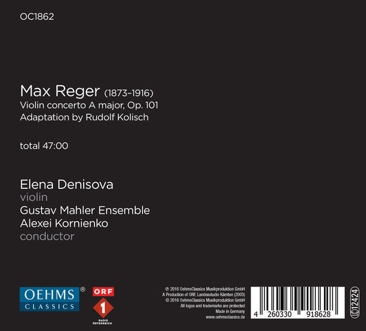 Reger: Violin Concerto in A Major, Op. 101