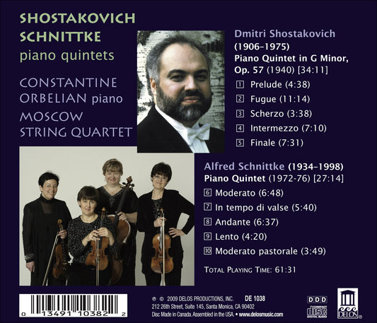 Shostakovich, D.: Piano Quintet / Schnittke, A.: Piano Quint