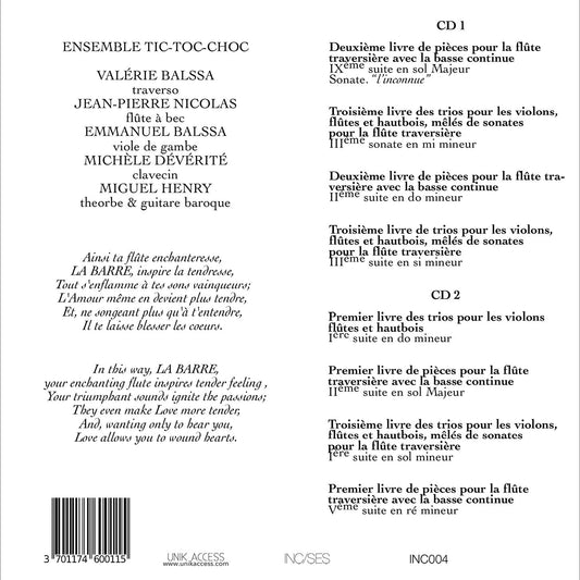 La Barre: Suites et sonates