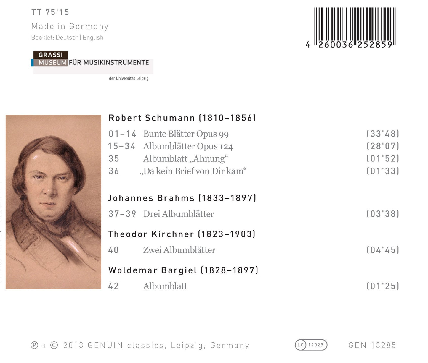 Schumann: Bunte Blätter, Op. 99 & Albumblätter, Op. 124