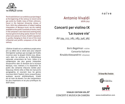 CONCERTI PER VIOLINO IX