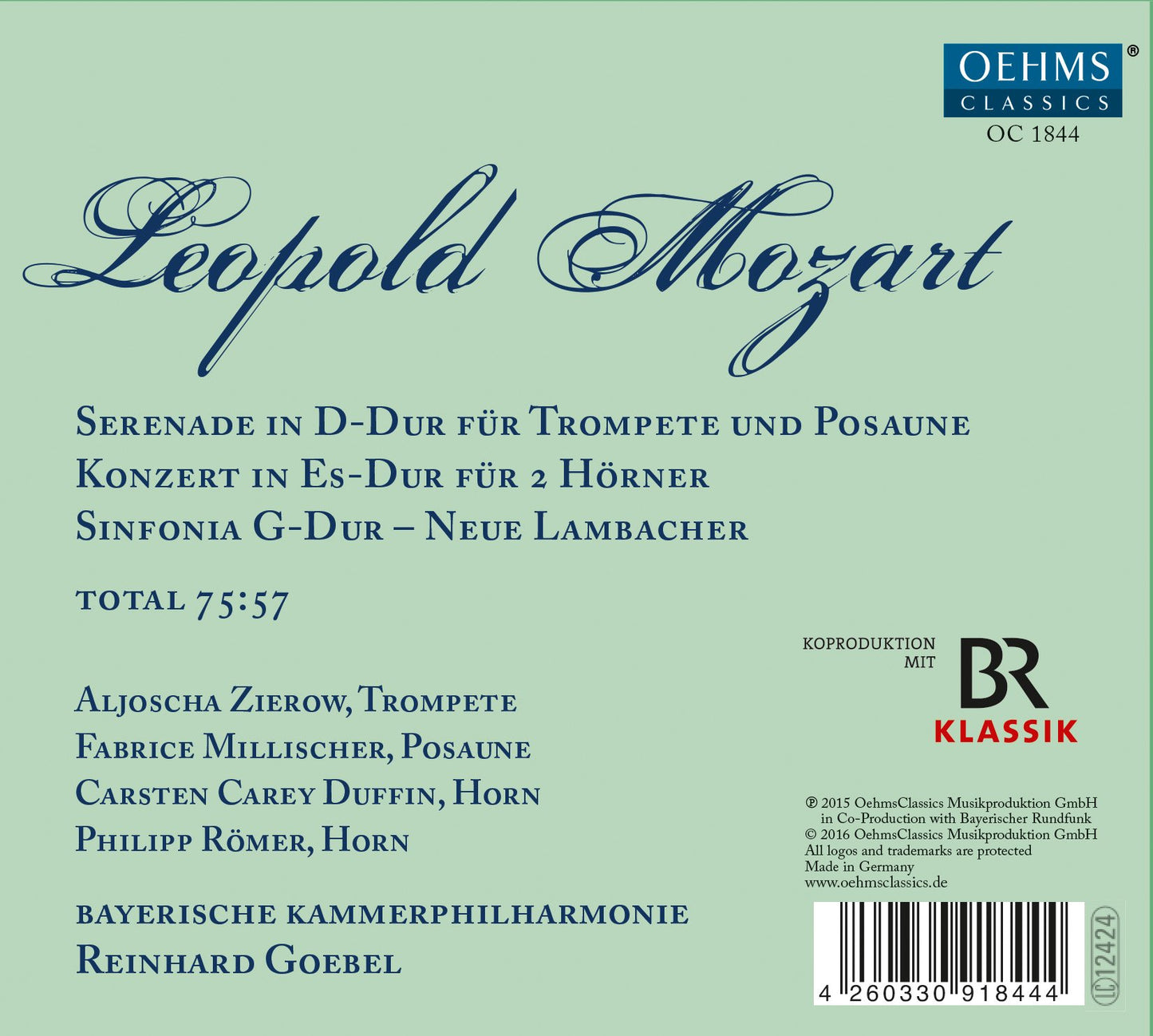 L. Mozart: Orchestral Works