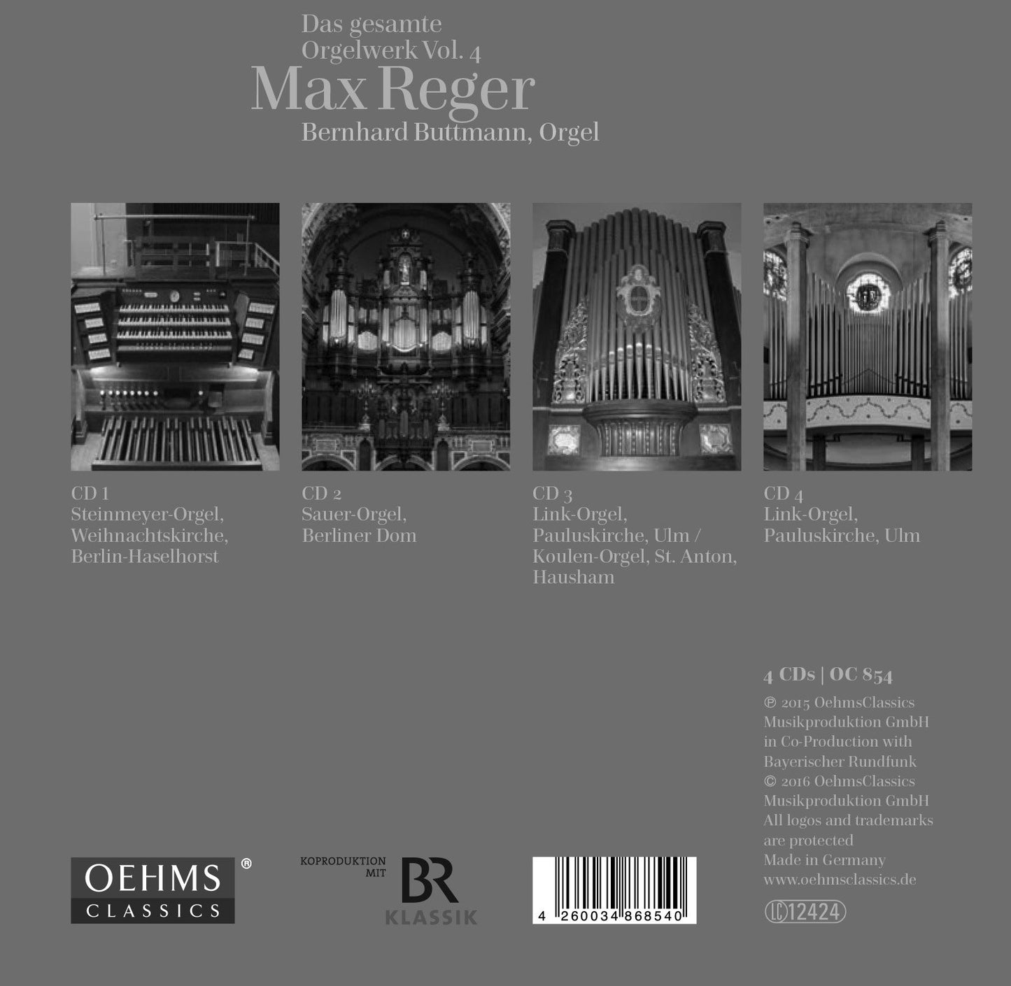 Reger: Organ Works, Vol. 4